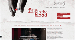 Desktop Screenshot of fireintheblood.com